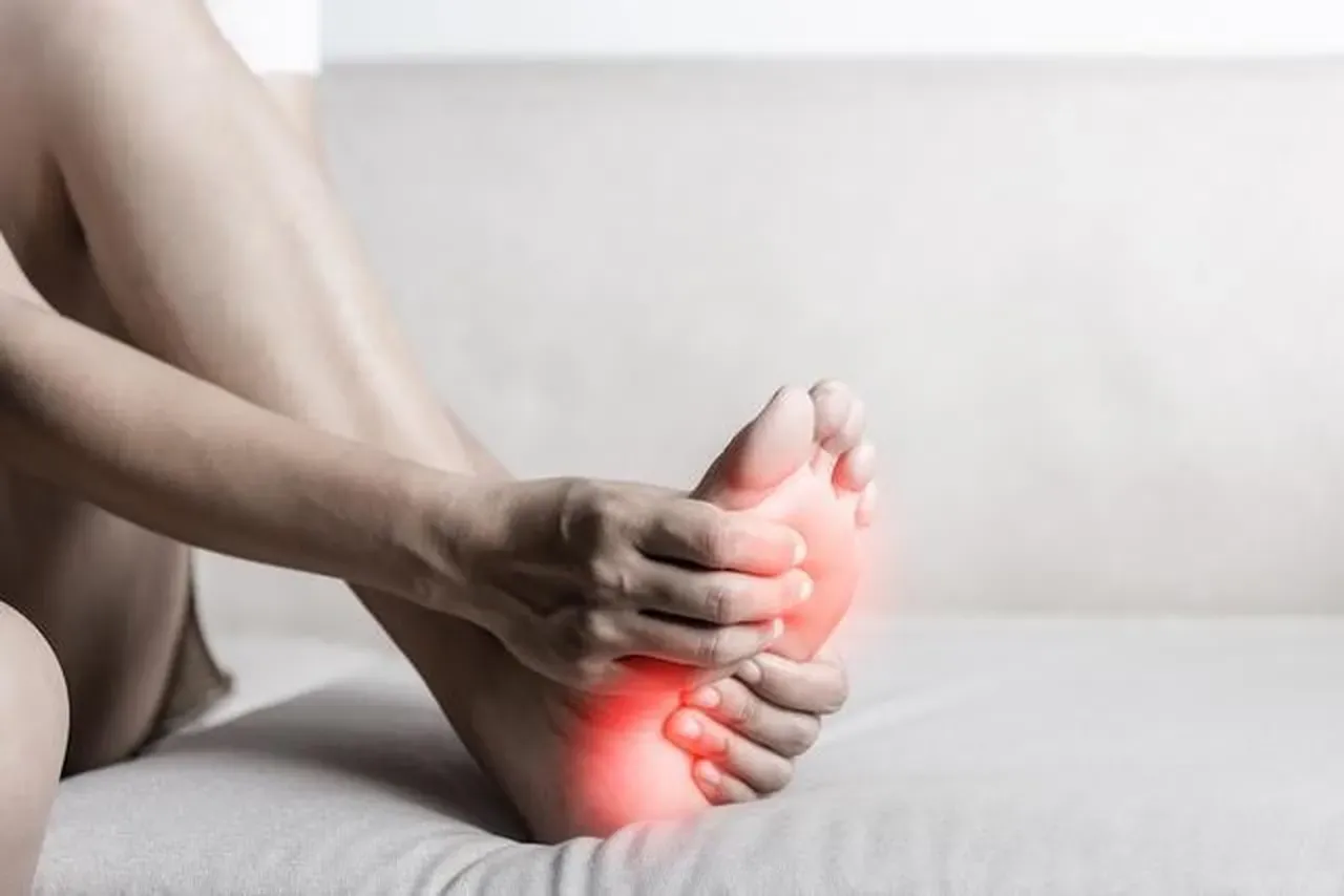 Foot care background